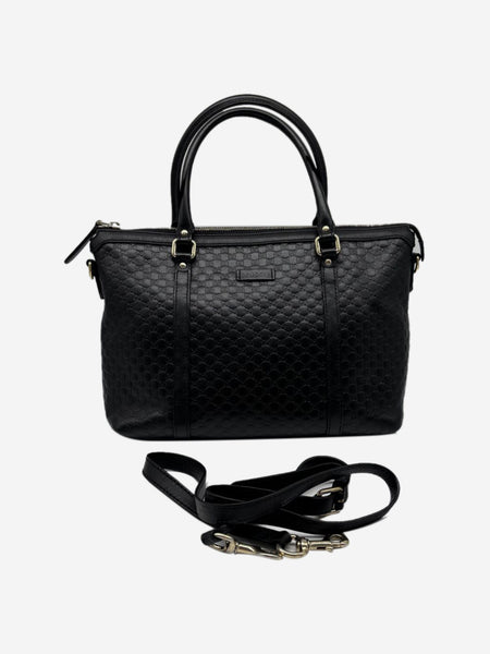 Black Micro Guccissima leather 2way bag product image