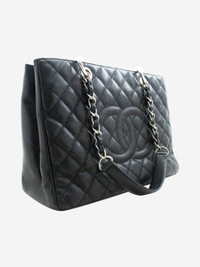 Chanel Black 2010 caviar leather GST tote bag