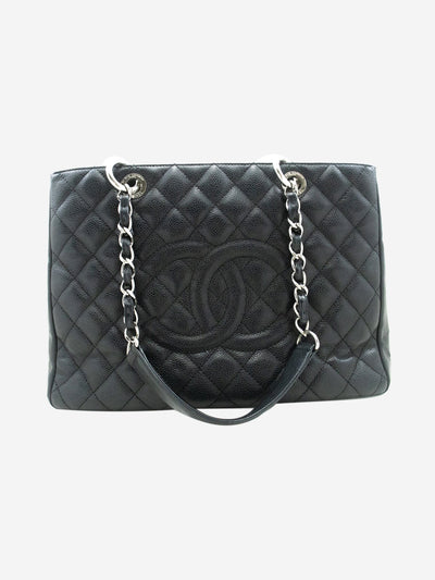 Black 2010 caviar leather GST tote bag Shoulder Bag Chanel 