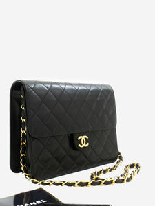 Chanel Black vintage 1997 lambskin shoulder bag