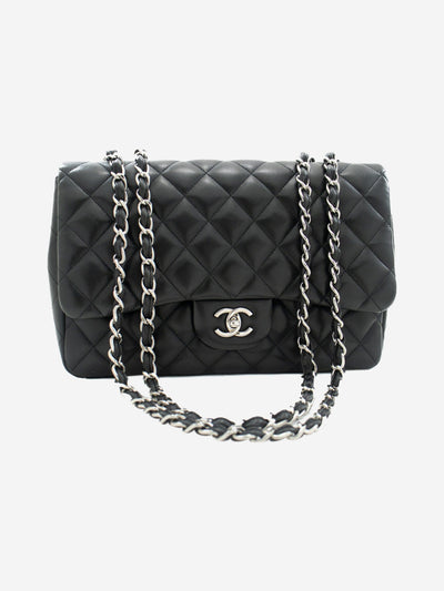 Black 2009 jumbo caviar Classic single flap bag Shoulder bags Chanel 