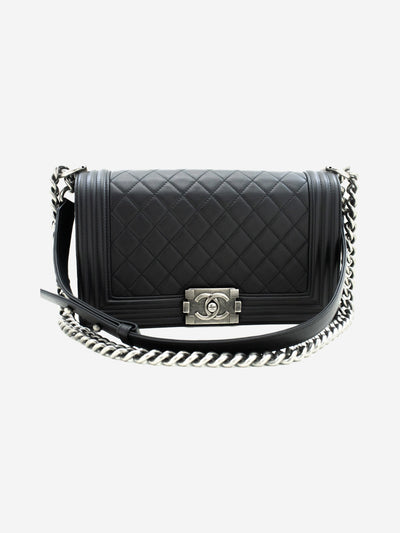 Black 2020 medium calfskin Boy bag Shoulder Bag Chanel 