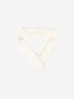 White feather scarf Scarves Yves Salomon 