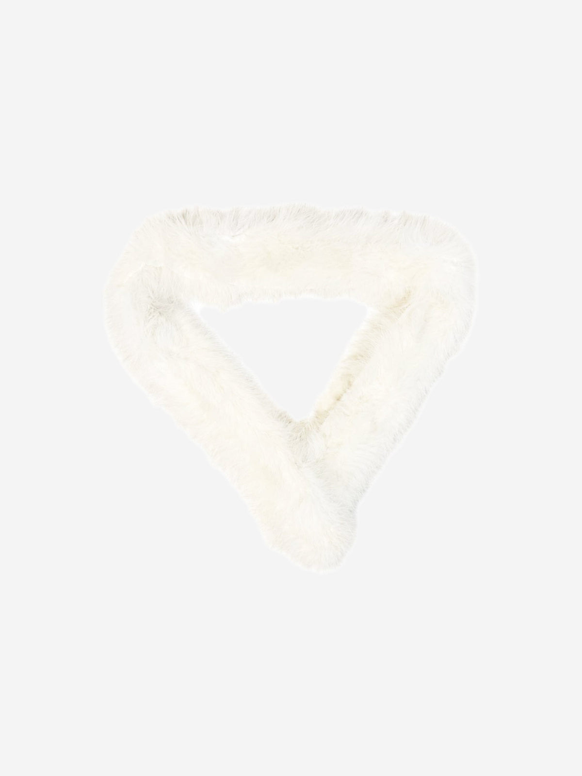White feather scarf Scarves Yves Salomon 