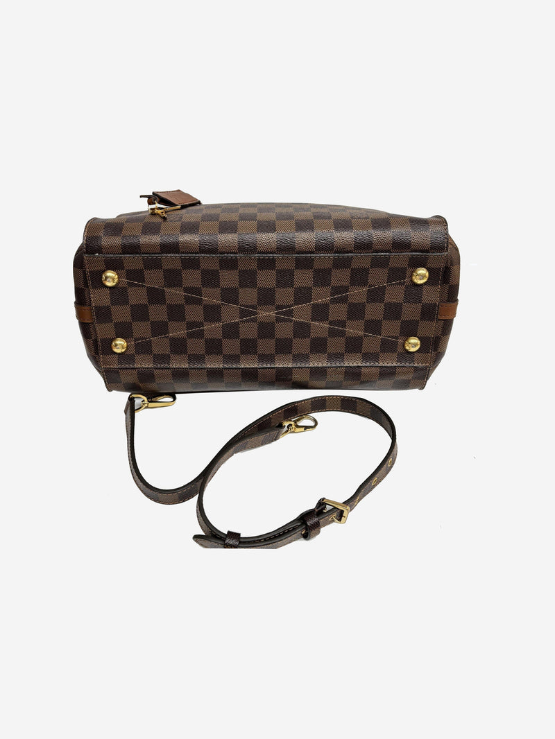 Brown 2014 Damier Ebene Greenwich bag Shoulder bags Louis Vuitton 
