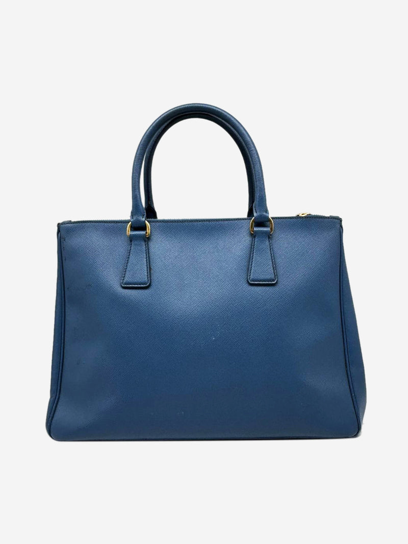 Blue Saffiano leather Galleria 2way bag Shoulder bags Prada 