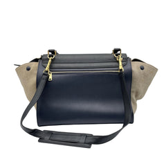 Blue Trapeze leather handbag Shoulder bags Celine 
