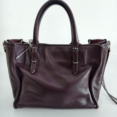 Burgundy Papier Zip Around mini tote Tote Bags Balenciaga 