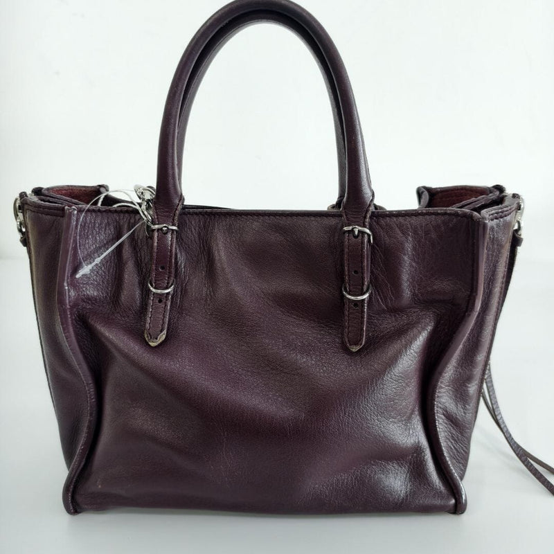 Burgundy Papier Zip Around mini tote Tote Bags Balenciaga 