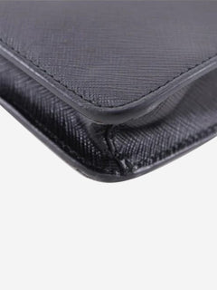 Black Saffiano leather mini crossbody bag Shoulder bags Prada 