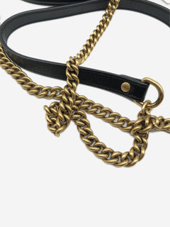 Black GG Marmont Round leather bag Cross-body bags Gucci 