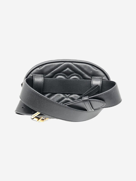 Black GG Marmont leather belt bag alternate image