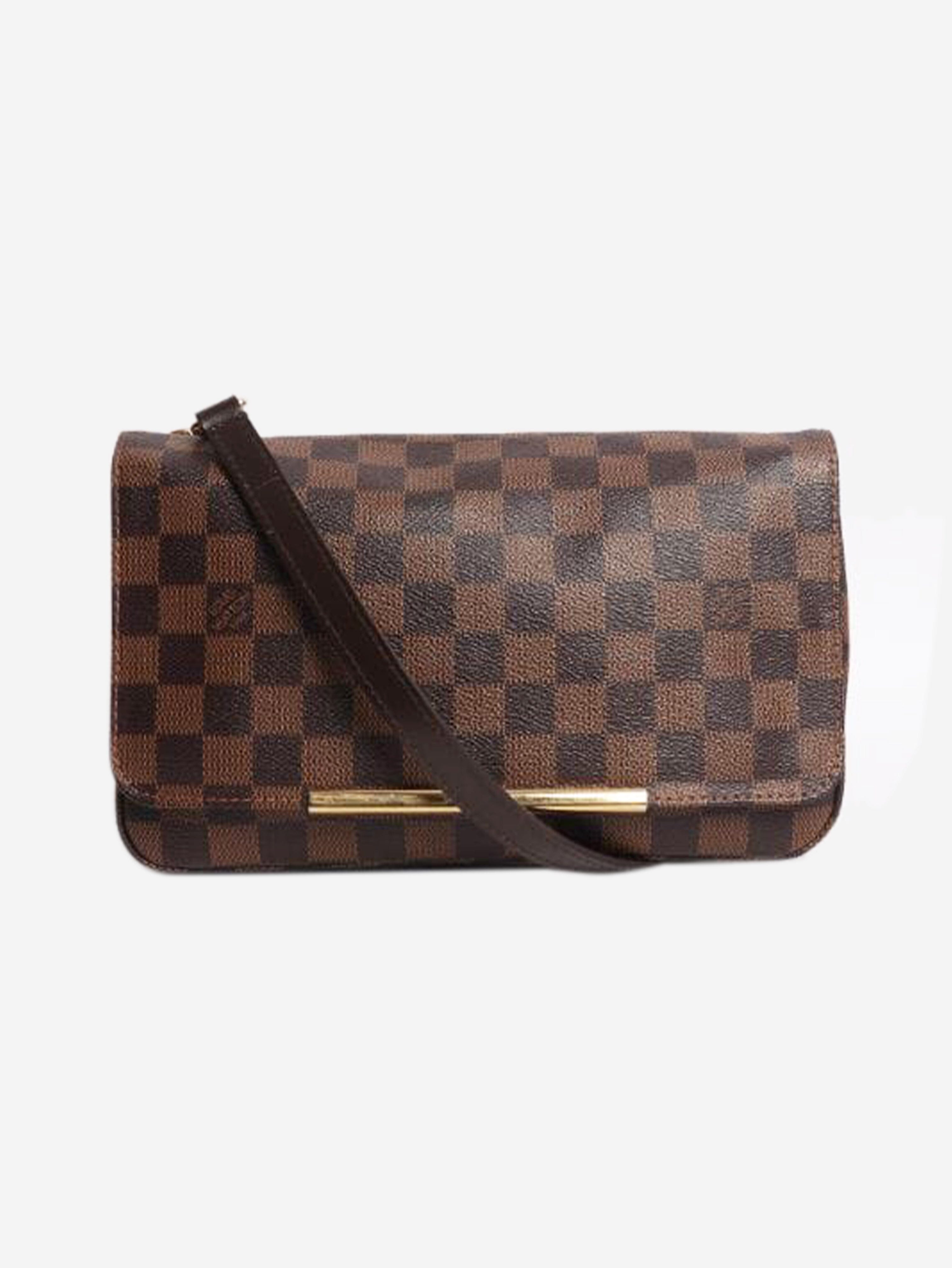 Brown 2013 Damier Ebene Hoxton crossbody bag Cross-body bags Louis Vuitton 