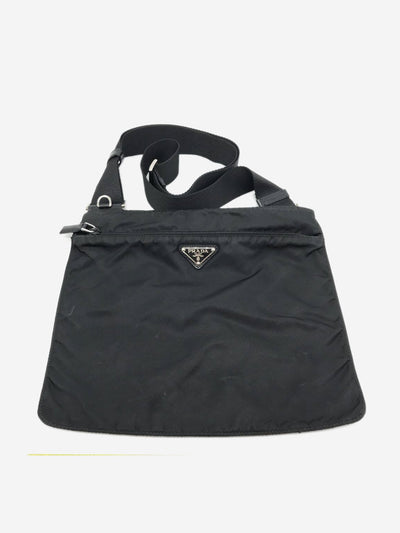 Black nylon crossbody messenger bag Shoulder bags Prada 