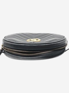 Black GG Marmont leather belt bag