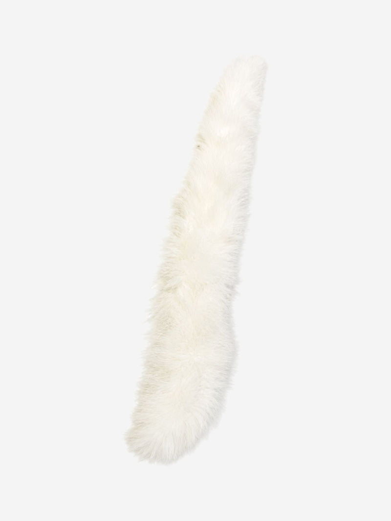 White feather scarf Scarves Yves Salomon 