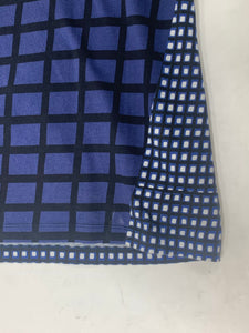 Marni Blue checkered t-shirt - size UK 6