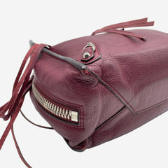 Burgundy Papier leather 2way bag Shoulder bags Balenciaga 