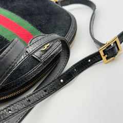 Black suede Ophidia shoulder bag Shoulder bags Gucci 
