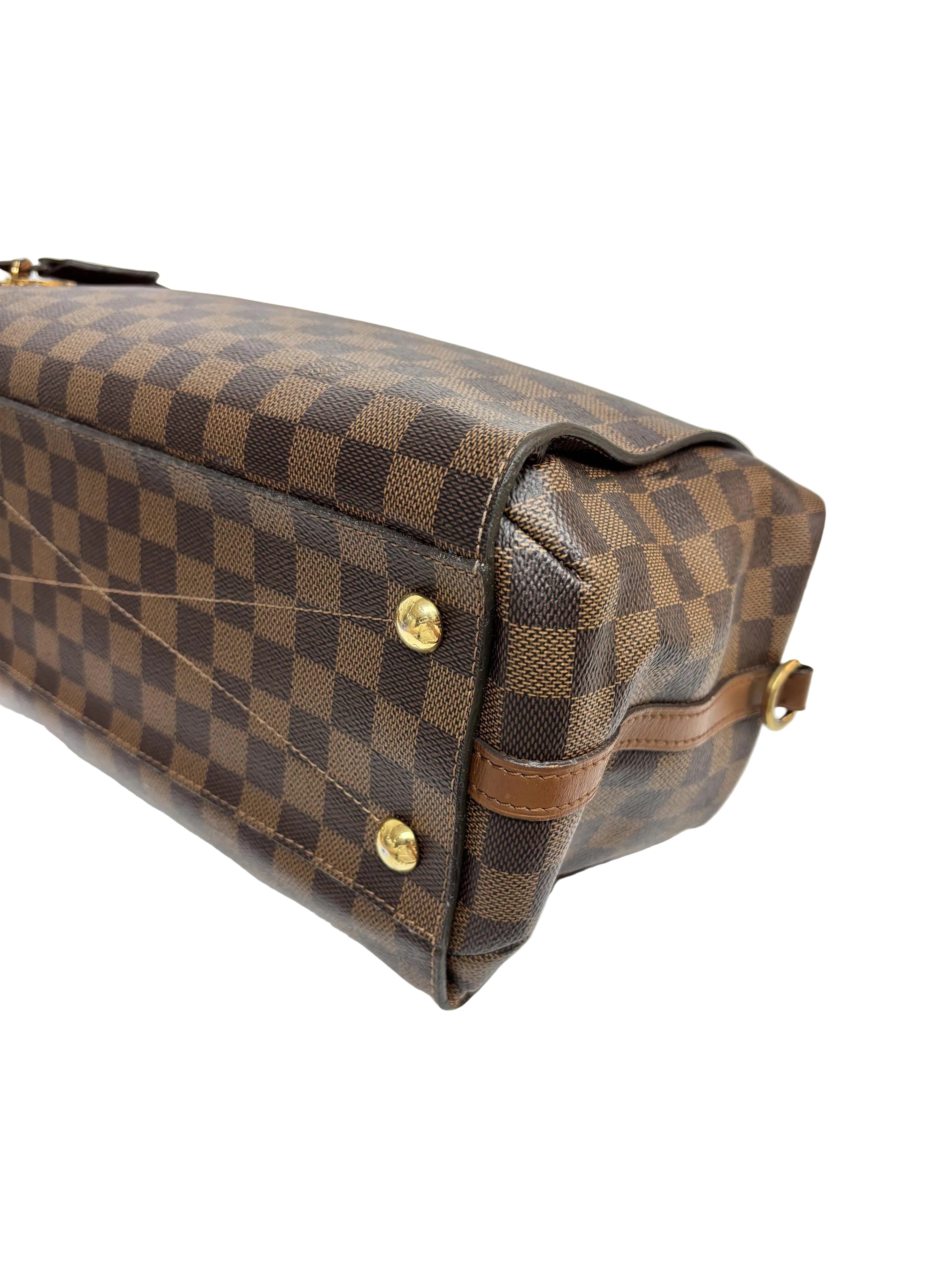 Brown 2014 Damier Ebene Greenwich bag Shoulder bags Louis Vuitton 
