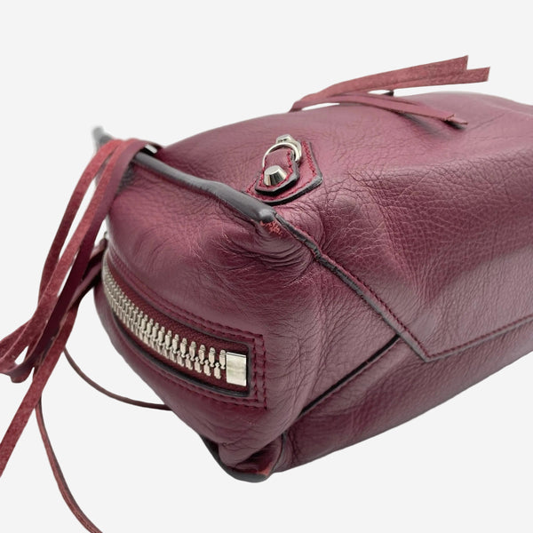 Burgundy Papier leather 2way bag alternate image
