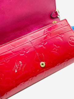 Red Monogram Vernis chain wallet Shoulder bags Louis Vuitton 