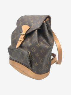 Brown 2000 Montsouris vintage backpack Shoulder bags Louis Vuitton 