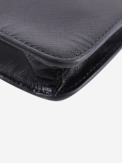 Black Saffiano leather mini crossbody bag Shoulder bags Prada 