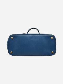 Blue Saffiano leather Galleria 2way bag Shoulder bags Prada 