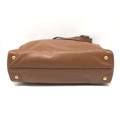 Brown Vitello Shopping tote bag Tote Bags Miu Miu 