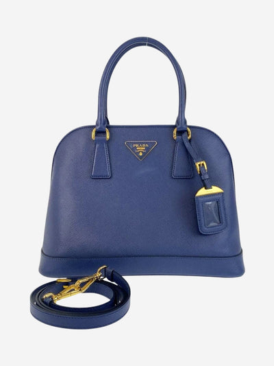 Blue Saffiano leather 2way bag Shoulder bags Prada 