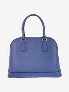 Prada Blue Saffiano leather 2way bag