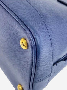 Prada Blue Saffiano leather 2way bag
