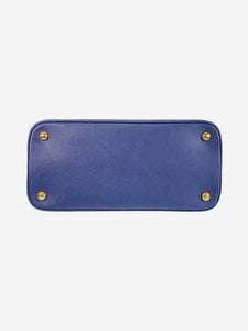 Prada Blue Saffiano leather 2way bag