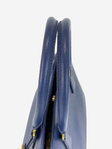 Prada Blue Saffiano leather 2way bag