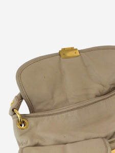 Miu Miu Blush Matelassé leather shoulder bag