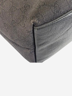 Black GG canvas and leather tote bag Tote Bags Gucci 