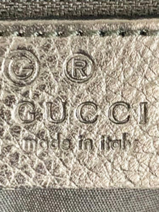 Gucci Black GG canvas and leather tote bag