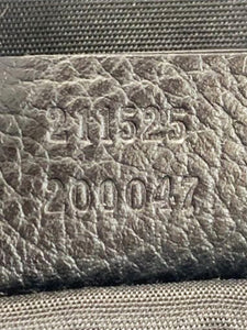 Gucci Black GG canvas and leather tote bag