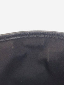 Gucci Black GG canvas and leather tote bag