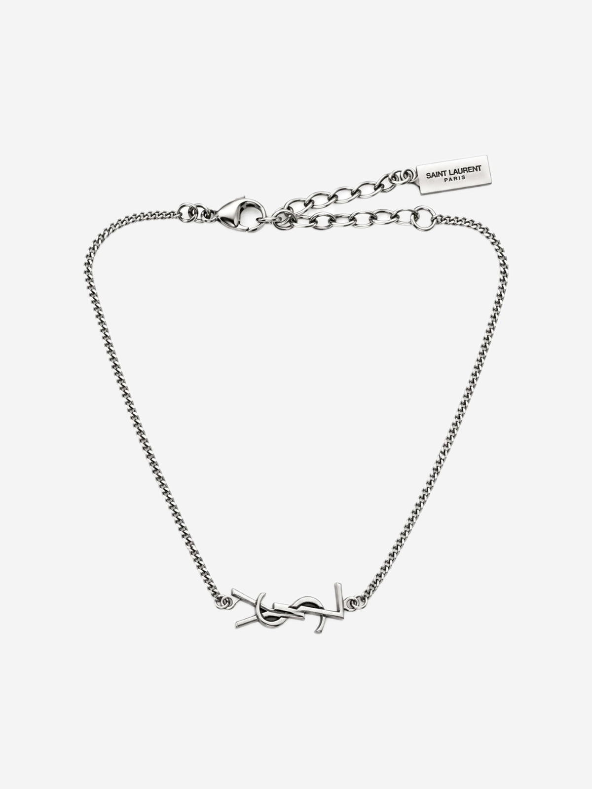 Silver YSL chain bracelet Bracelets Saint Laurent 