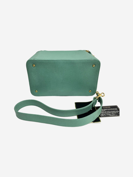 Teal vintage 1997 caviar 2way vanity bag alternate image