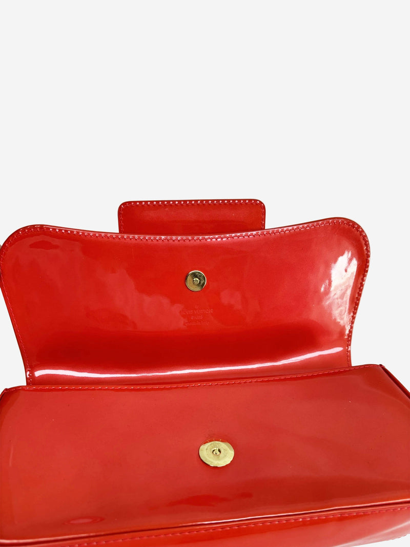 Red Sobe patent clutch Clutch bags Louis Vuitton 