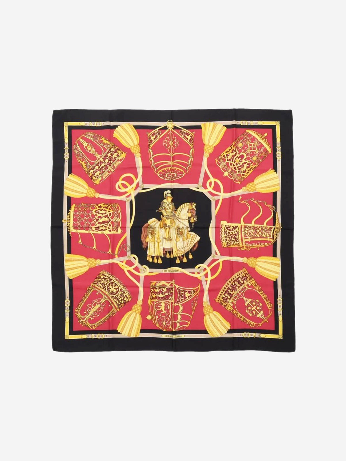 Multicolour Carré 90 Les Muserolles silk scarf Scarves Hermes 