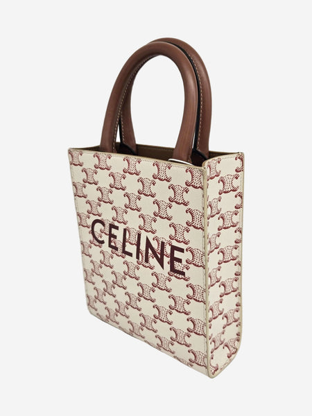 Cream mini Vertical Caba tote bag alternate image