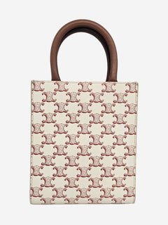 Cream mini Vertical Caba tote bag Shoulder bags Celine 