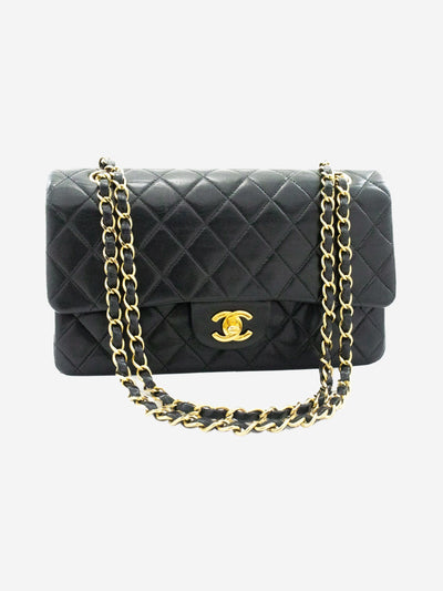 Black 2000-2002 medium lambskin Classic double flap bag Shoulder bags Chanel 