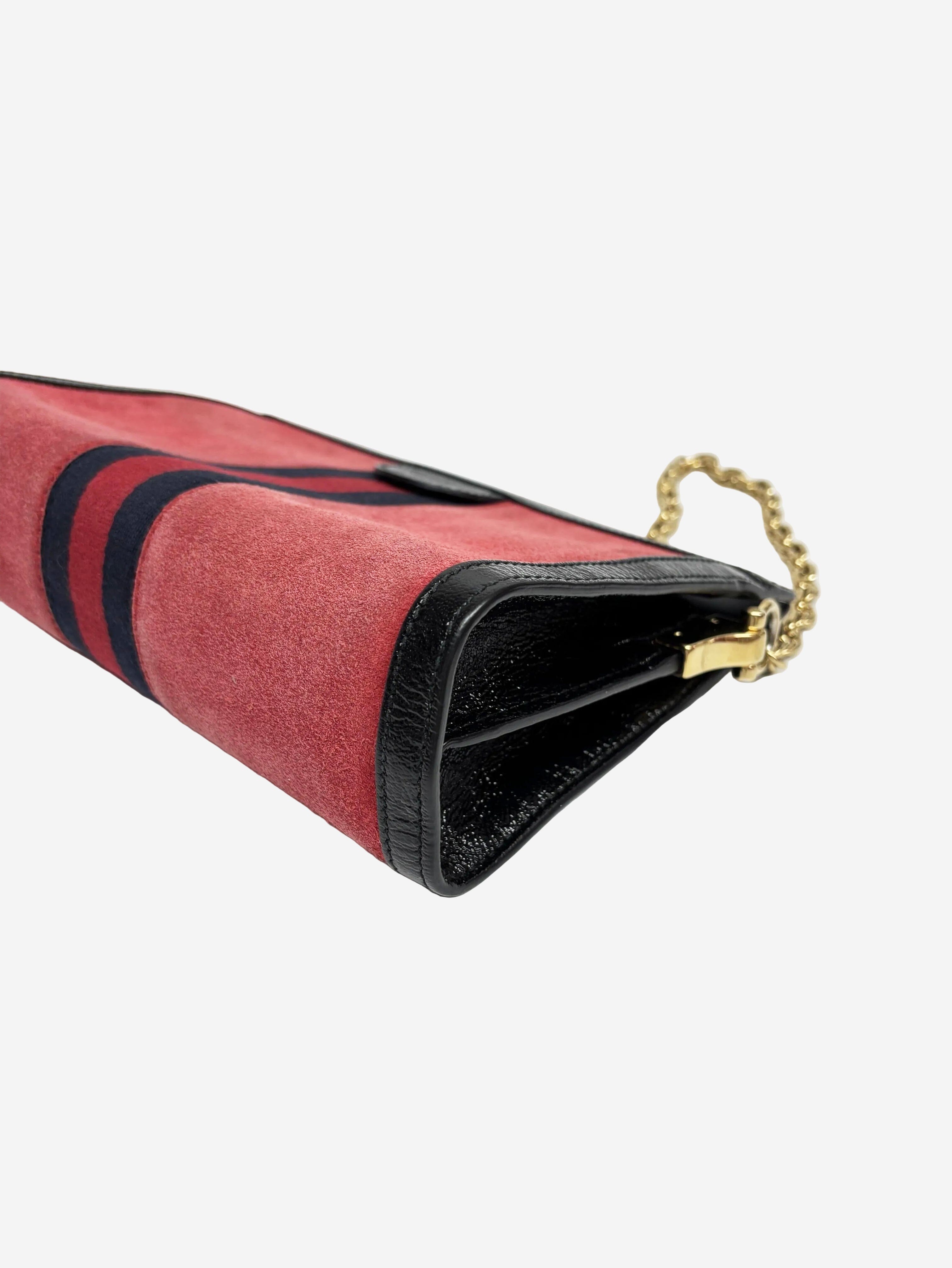 Red Ophidia suede GG shoulder bag Shoulder bags Gucci 