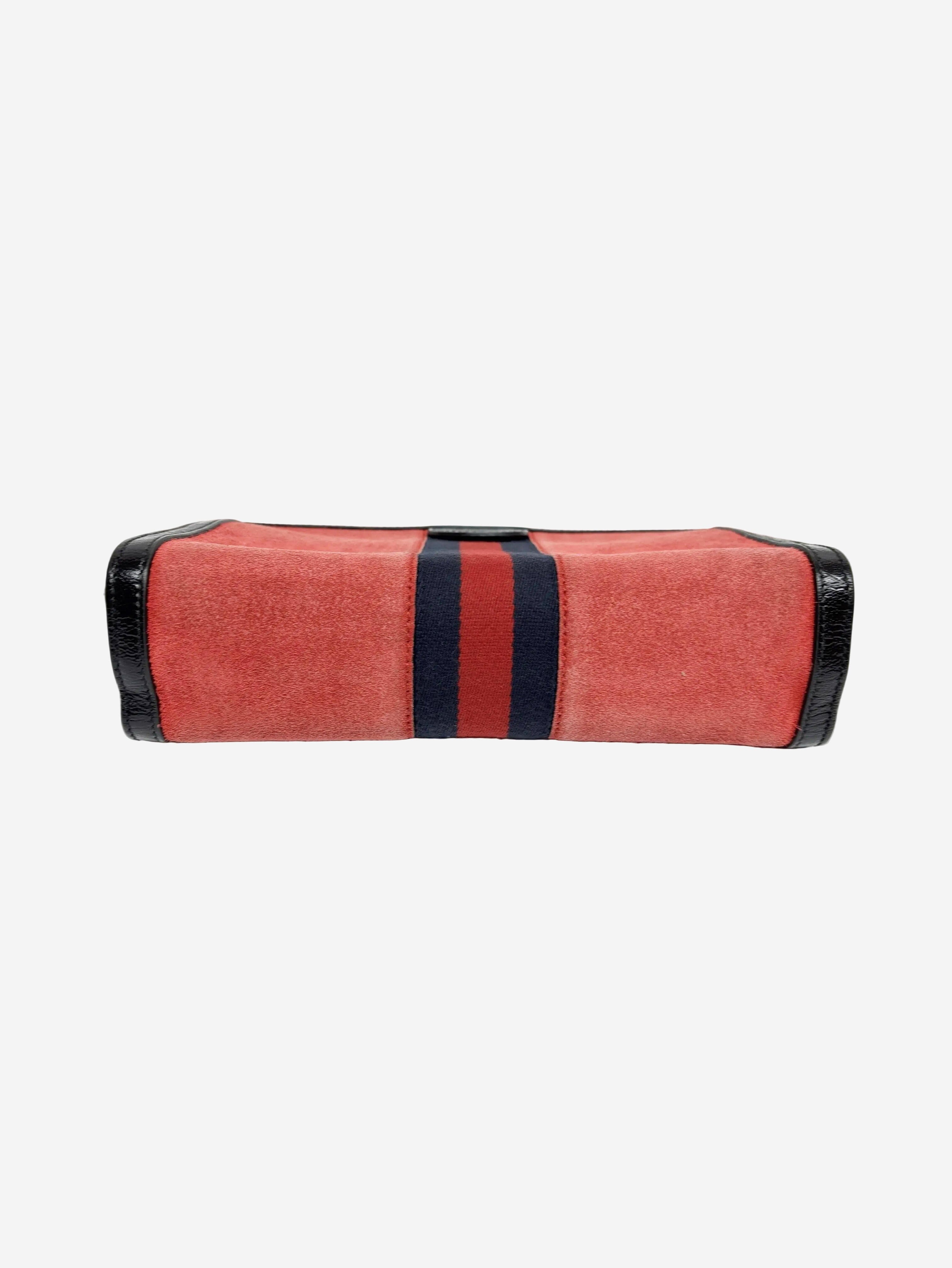 Red Ophidia suede GG shoulder bag Shoulder bags Gucci 