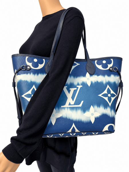 Blue 2020 Neverfull MM Escale tote bag alternate image